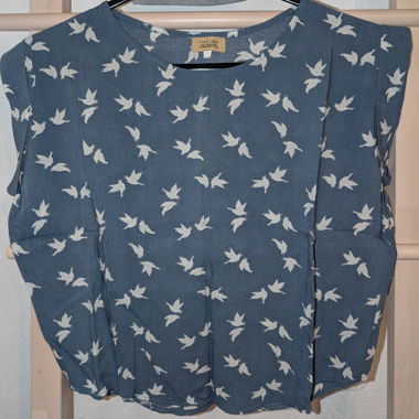 Top sans manches bleu