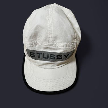 Stussy white and black cap