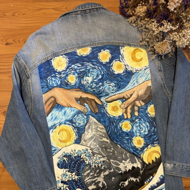 Hand-painted Denim Jacket 