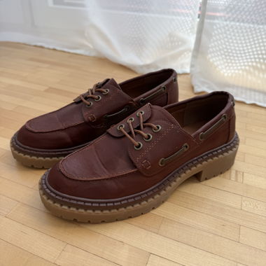 Braune Mokassins - Bootsschuhe