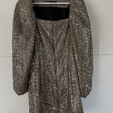 Paillettenkleid gold Zara
