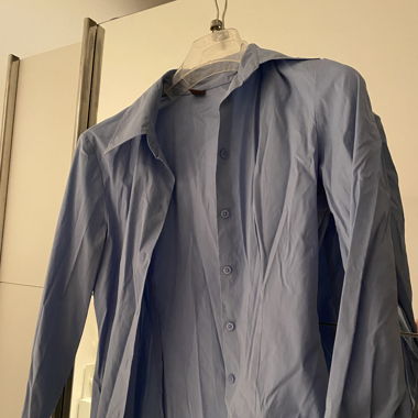 3 Blaue Blusen - WE, Tommy Hilfiger und S.Oliver