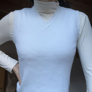 White Vintage Debardeur