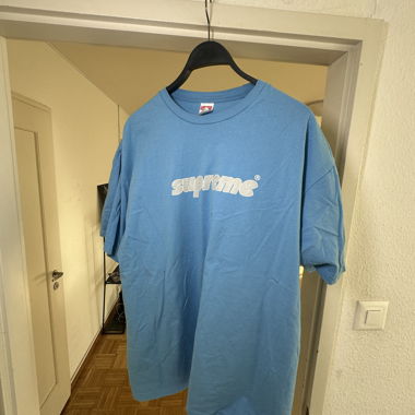 T-shirt Supreme azzurra XXL