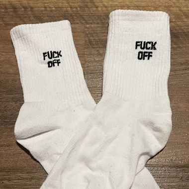 F*** off Tennissocken