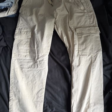 Pantaloni cargo beige XL