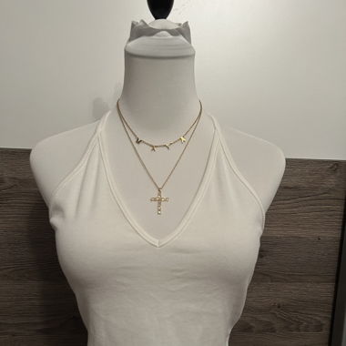 White Neckholder