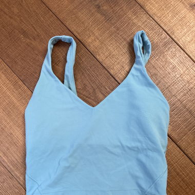 Lululemon Top in Türkis-Blau