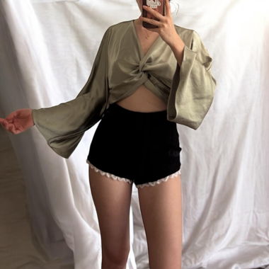 ZARA Fledermaus Top
