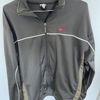 Nike Trainingsjacke braun mit Reissverschluss