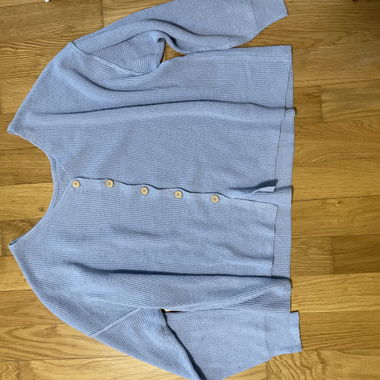 Knöpfgilet Blau