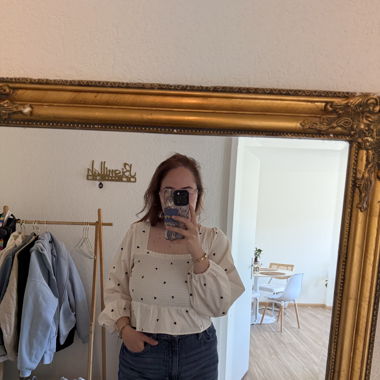 Bluse mit herzen 