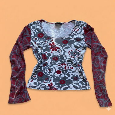 Longsleeve Grey Blossom – Doux & Ajusté