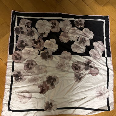 Foulard in seta floreale - seta Valentino
