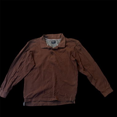 dark brown polo longsleeve