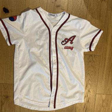 White Baseball Jersey BTS SUGA