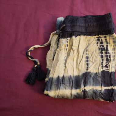 Batik Hose mit Quasten, Gr. M