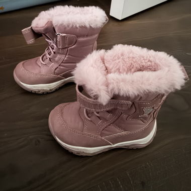 Bottes d'hiver pour enfants roses