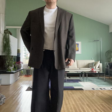 oversized vintage calvin klein blazer 