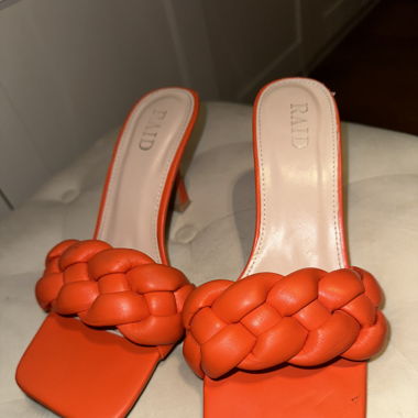 High heels orange