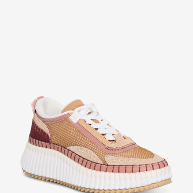 CHLOE Baskets en toile et cuir EU39