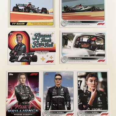 F1-Karten-Lot - George Russell - Topps Flagship