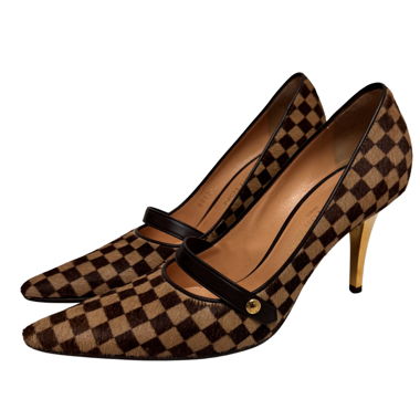 Pumps Louis Vuitton Vintage 37 – Damier Sauvage