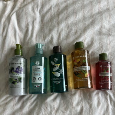 Yves Rocher Shower Gel/Milk/Cleanser Set