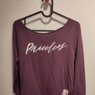 Damen Langarmshirt "Priceless", Gr. S