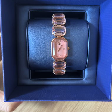 Swarovski Uhr rosa gold