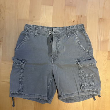 Shorts cargo gris-vert