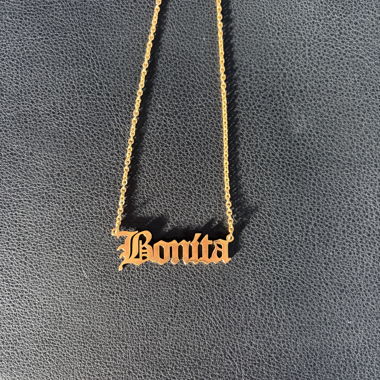 Collier Bonita plaqué or 18K