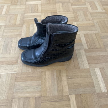 Stivali invernali neri foderati