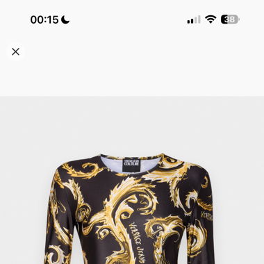 T-shirt à mange longue Versace 