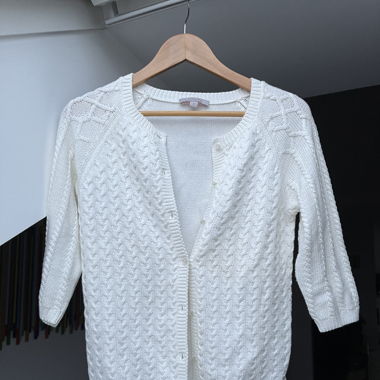 White Cardigan