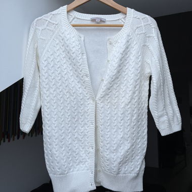 Cardigan Blanc