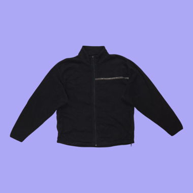 Nautica Fleece Jacke, Schwarz