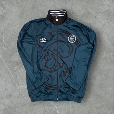 vintage umbro ajax amsterdam trackjacket green