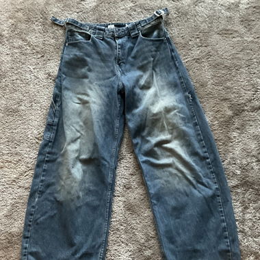 Washed vintage baggy-jeans