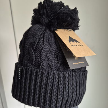 Burton Mütze gefüttert Bommel Strick Zipy