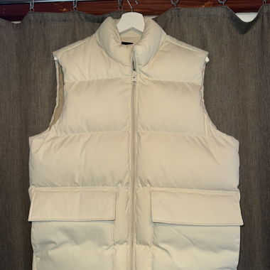 White Zara vest