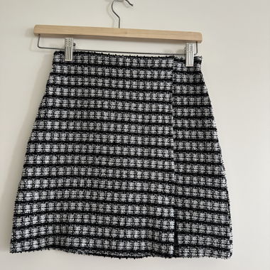 Jupe mini à carreaux H&M