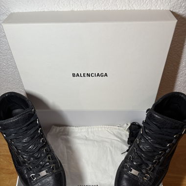 Balenciaga Arena High Schwarz Leder