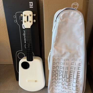 Ukulele Populele bianco 
