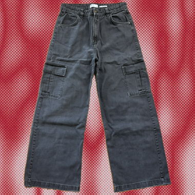 Pantaloni cargo neri