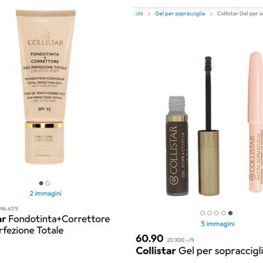 Prodotti trucco Collistar