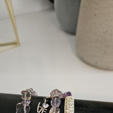 3 superbe bracelets en pierre d'Amétrine