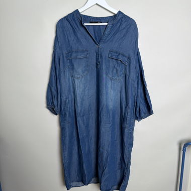Abito camicia in denim LeComte