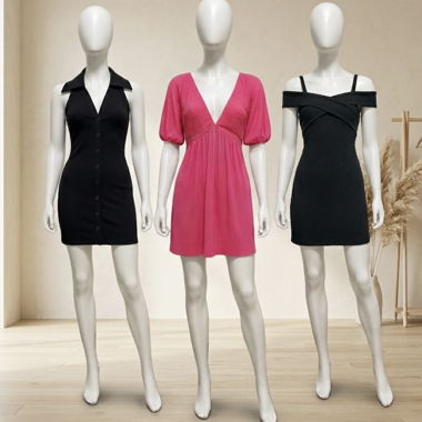 Lot de 3 mini-robes