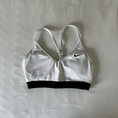 Reggiseno sportivo Nike bianco